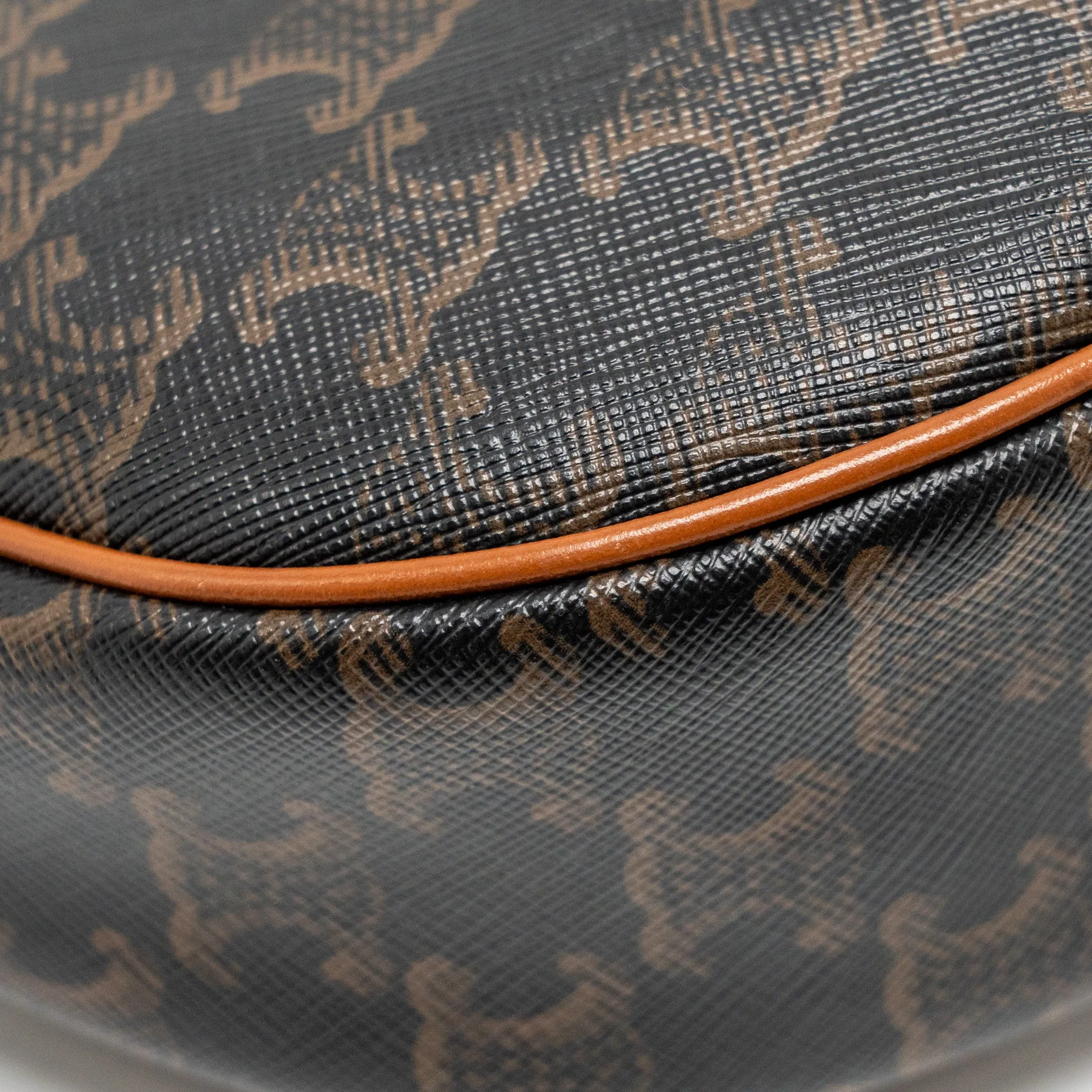 Celine Ava Bag Triomphe Canvas/Calfskin Tan GHW