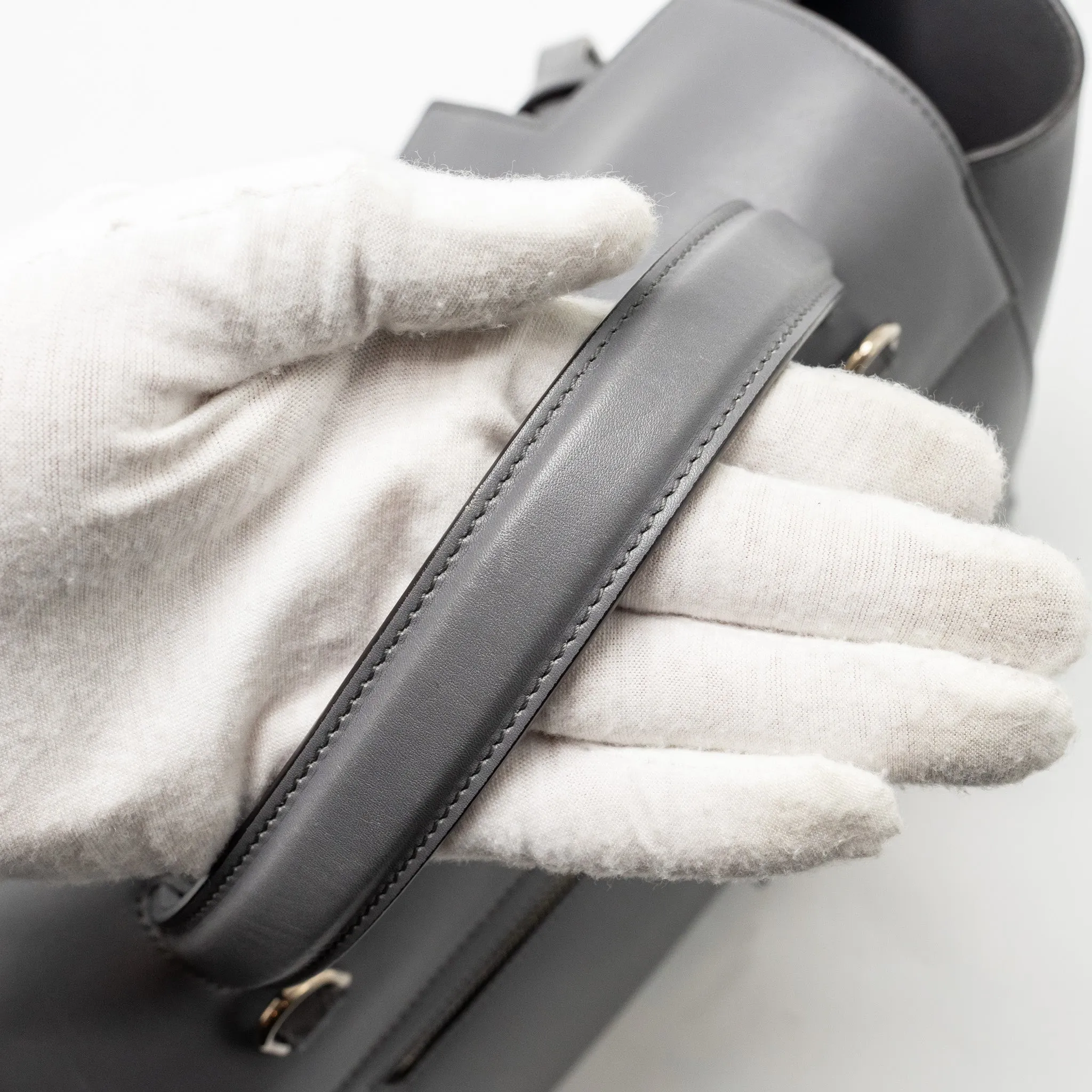 Celine Micro Belt Bag calfskin grey SHW