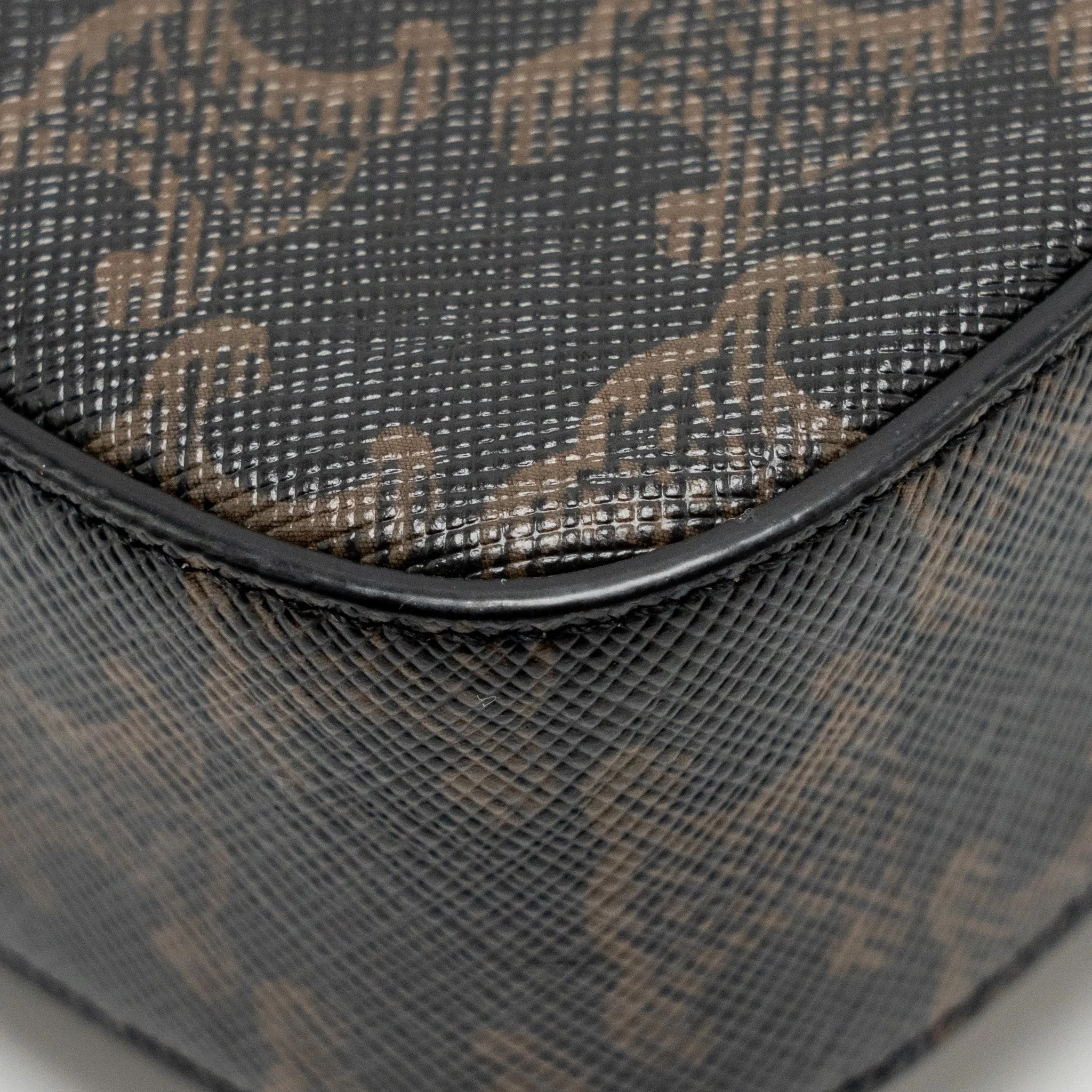 Celine Mini Claud bag triomphe canvas / calfskin tan GHW