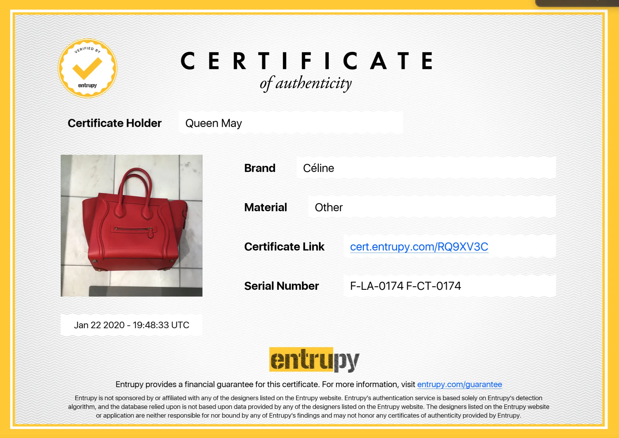Celine Mini Luggage Tote