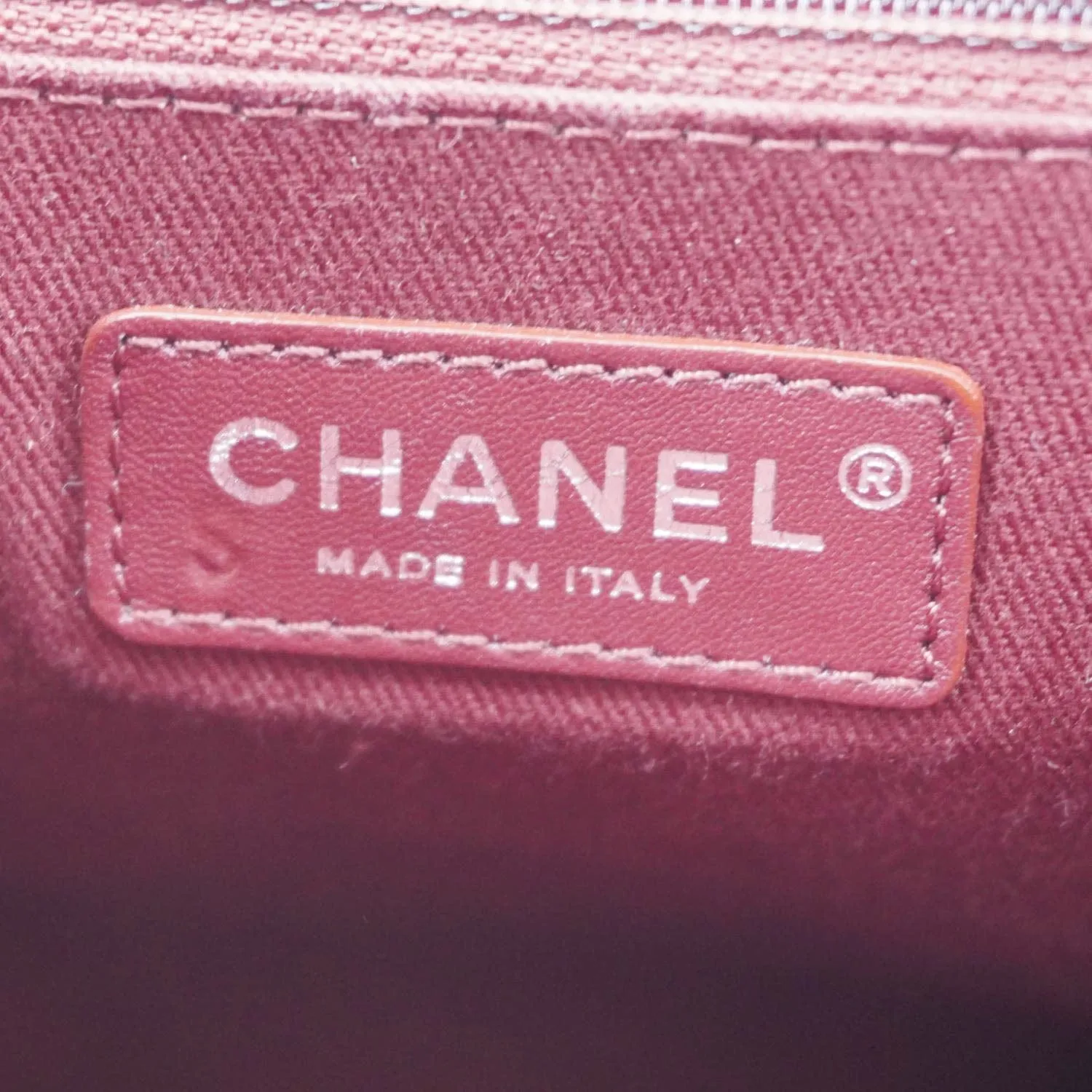 CHANEL Braided With Style Quilted Leather Drawstring Backpack Burgundy