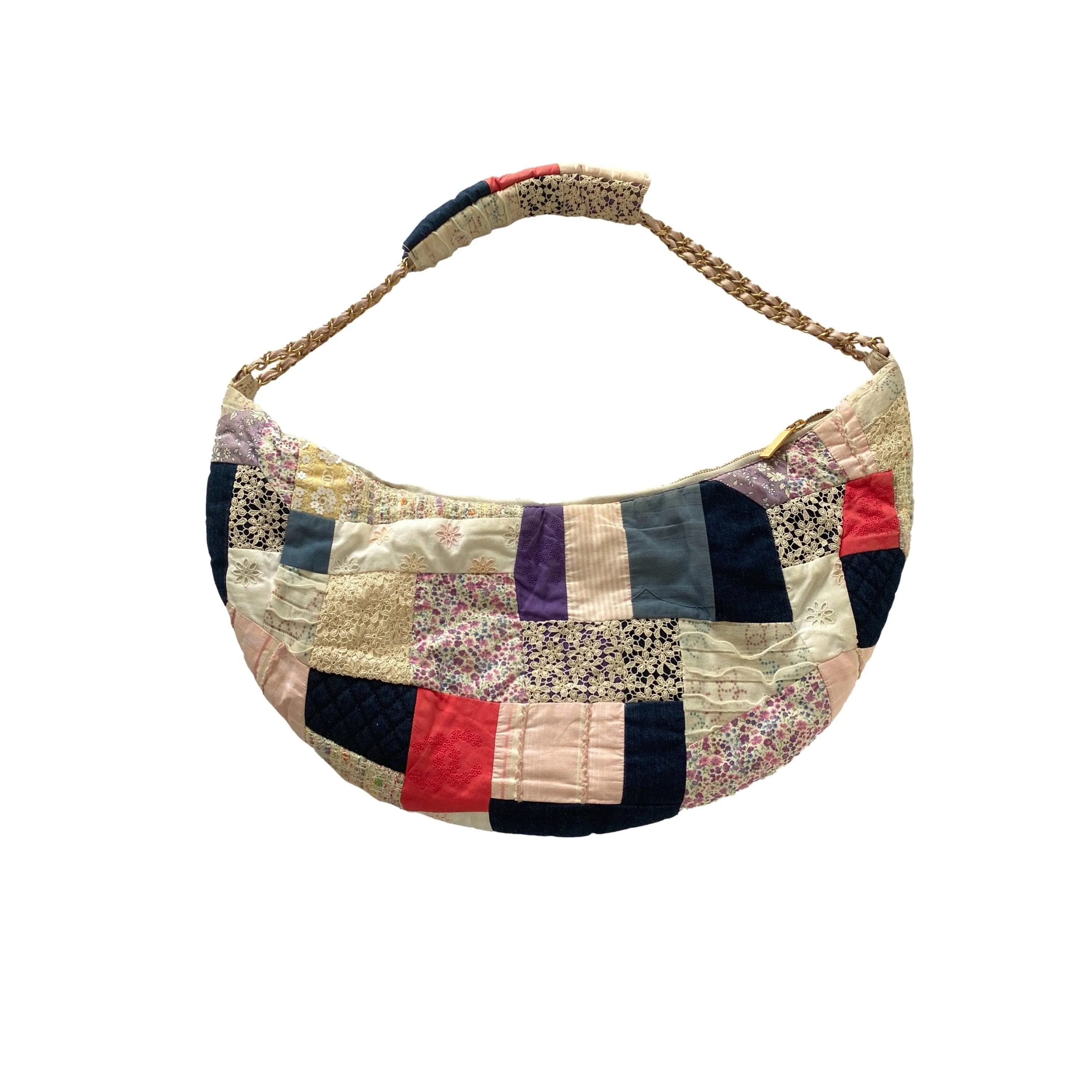Chanel Multicolor Patchwork Quilted Shoulder Bag