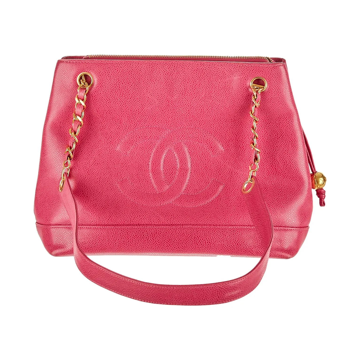 Chanel Pink Caviar Shoulder Bag