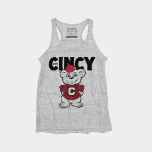 “Cheer Cincy” Vintage Mascot Women's Tank