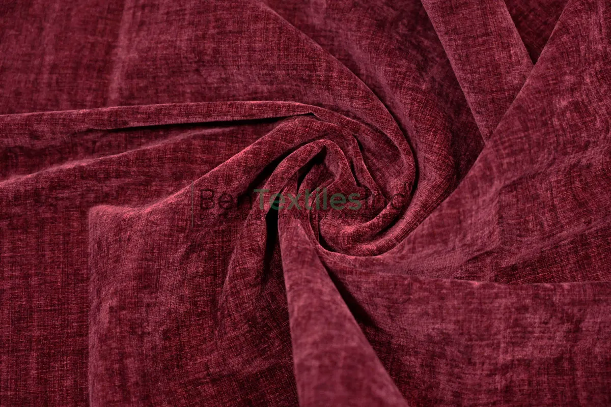 Chenille Fabric | 60" Wide | Ultra Soft Velvety Upholstery & Apparel Fabric