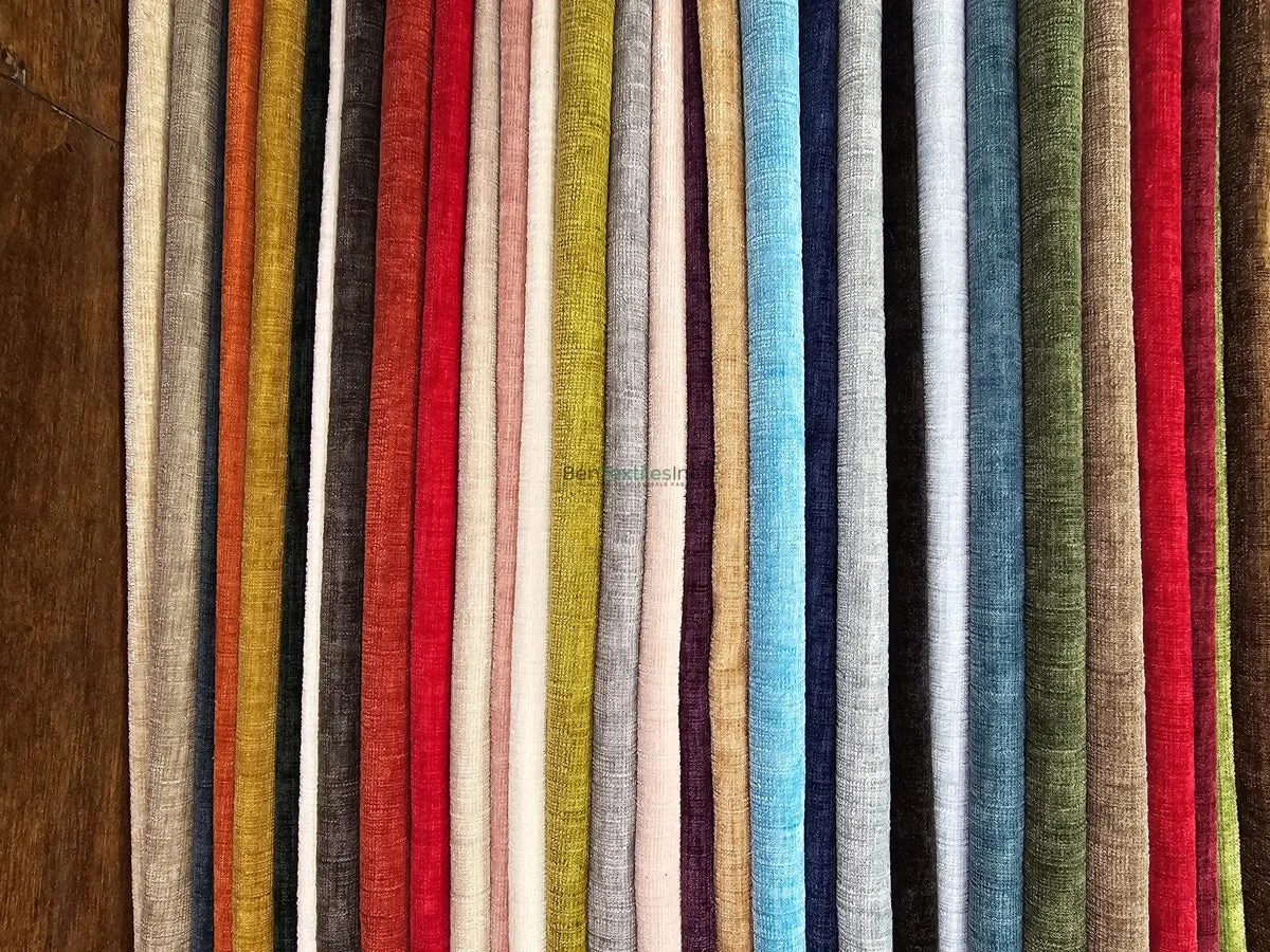 Chenille Fabric | 60" Wide | Ultra Soft Velvety Upholstery & Apparel Fabric