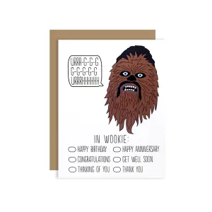 Chewbacca Card