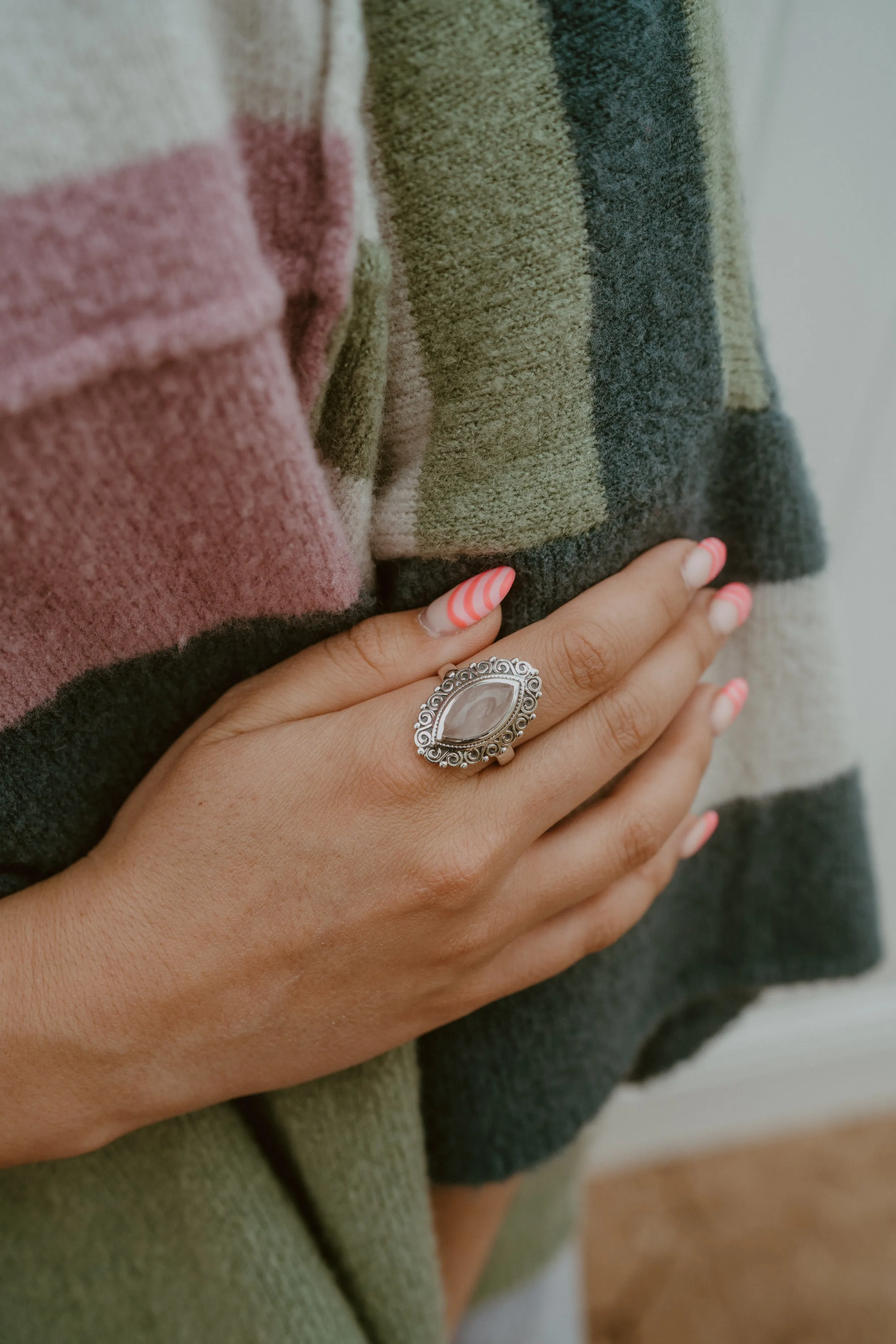 Chicago Ring | Rose Quartz