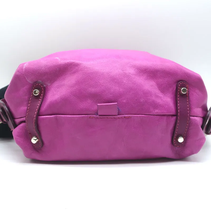 Chloe Small Crossbody Bag Magenta Leather