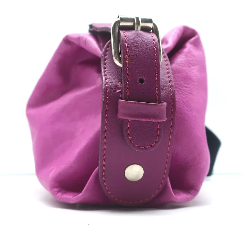 Chloe Small Crossbody Bag Magenta Leather