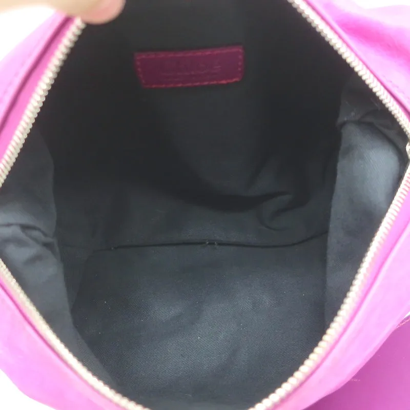 Chloe Small Crossbody Bag Magenta Leather