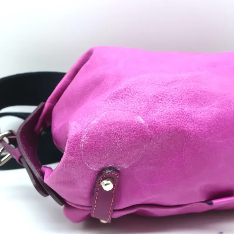 Chloe Small Crossbody Bag Magenta Leather