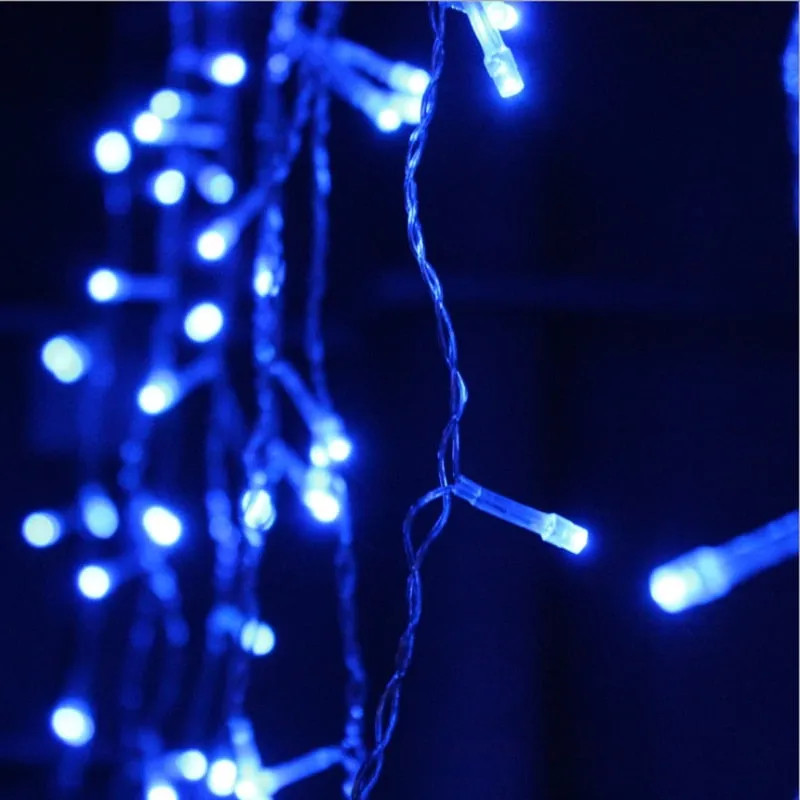 Christmas LED Curtain Icicle String 5M Lights Droop 0.4-0.6m