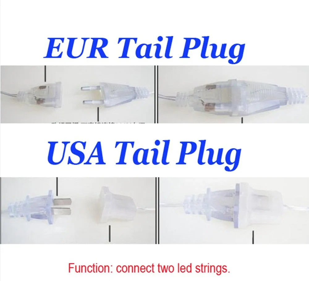 Christmas LED Curtain Icicle String 5M Lights Droop 0.4-0.6m