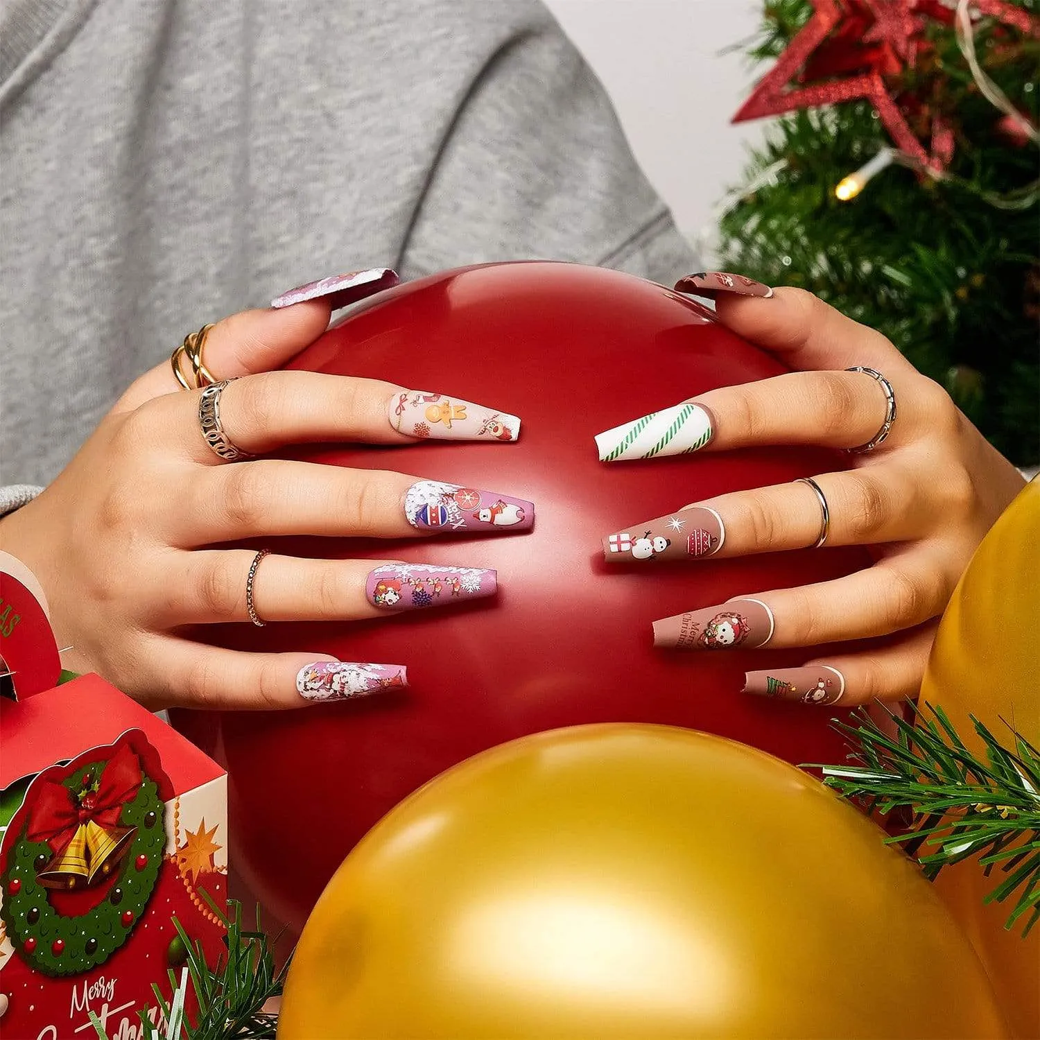 Christmas Nail Art Stickers Set