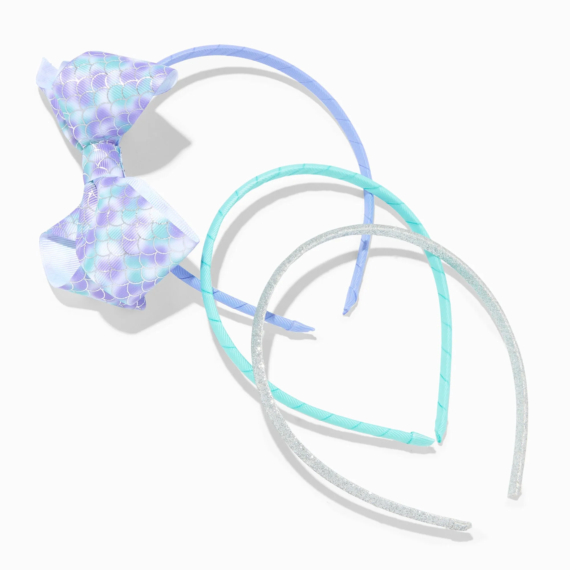 Claire's Club Mermaid Loopy Bow Headbands - 3 Pack