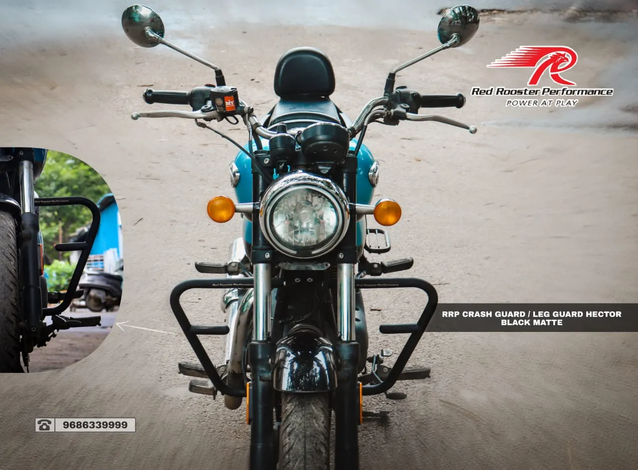 Classic Reborn & Meteor 350 Red Rooster Performance Hector Crash Guard
