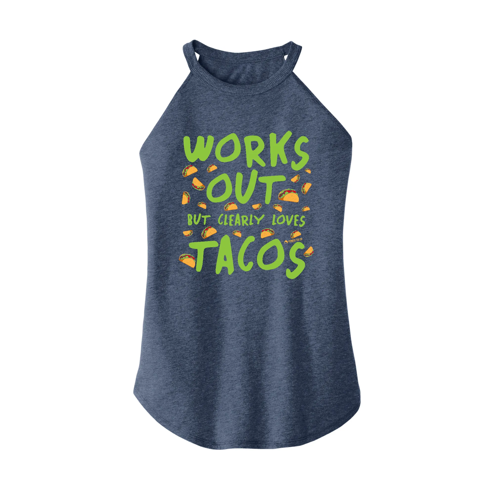 Clearly Loves Tacos Rocker Tank Top