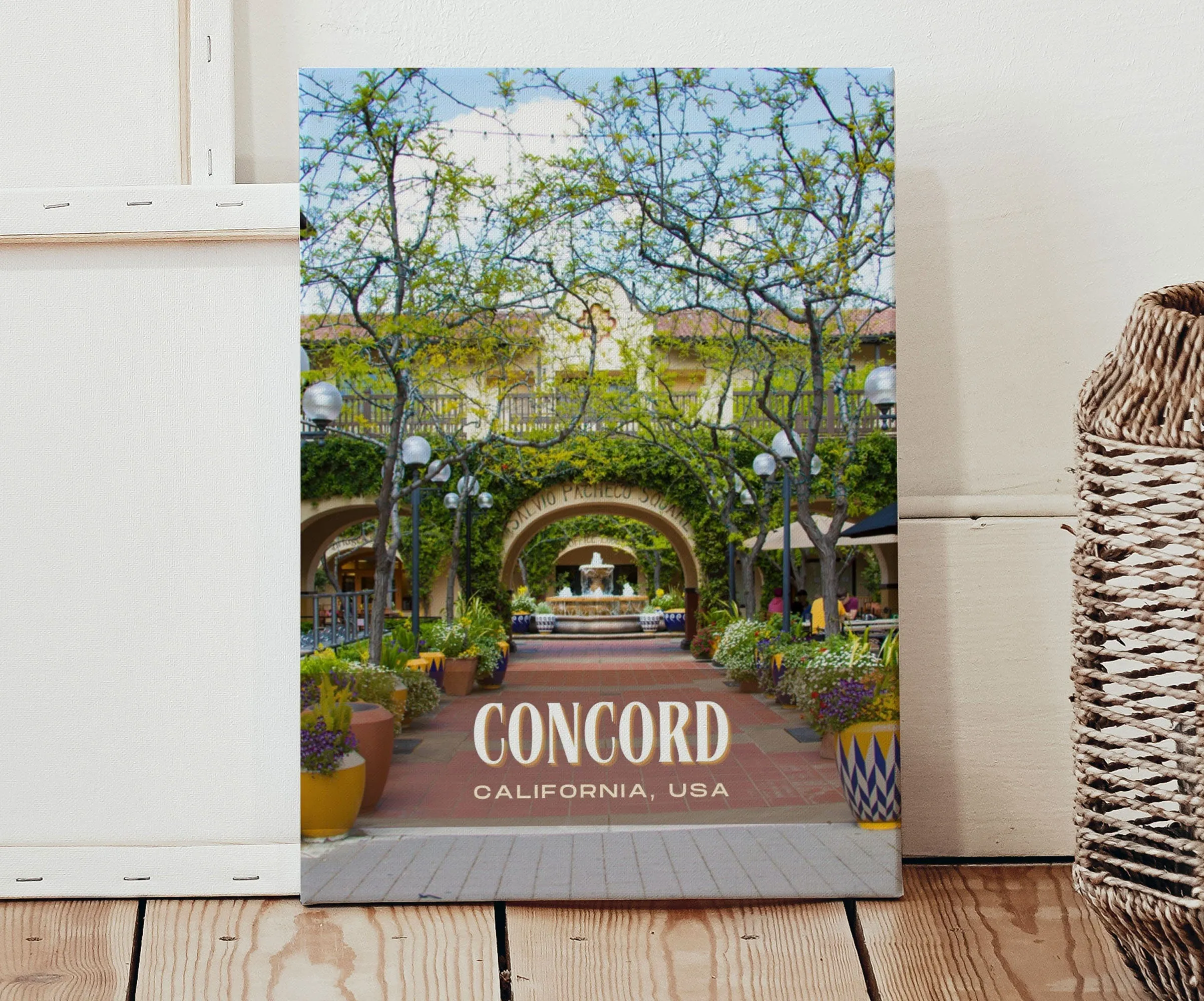 Concord Retro Wall Art, California, USA