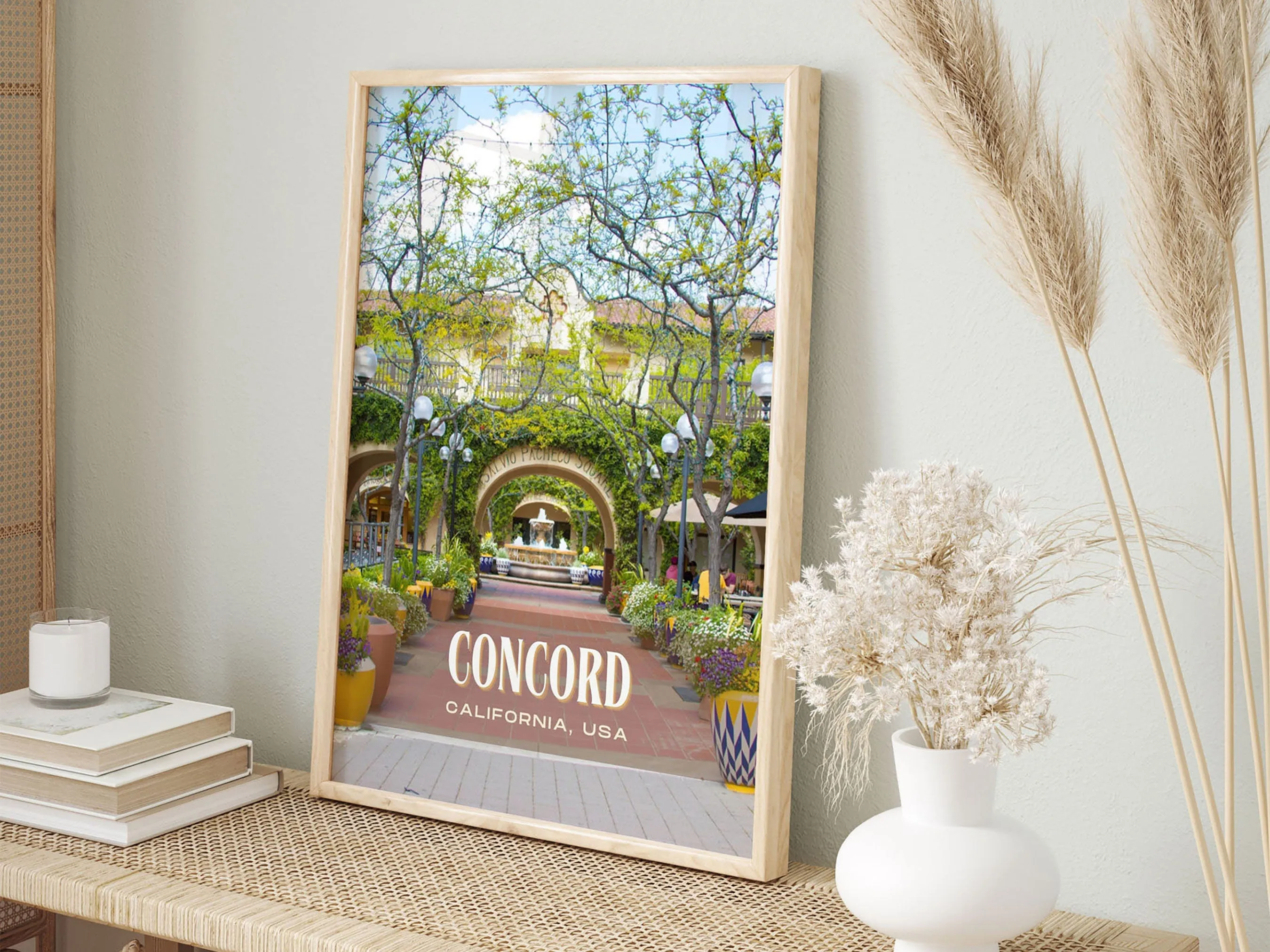 Concord Retro Wall Art, California, USA