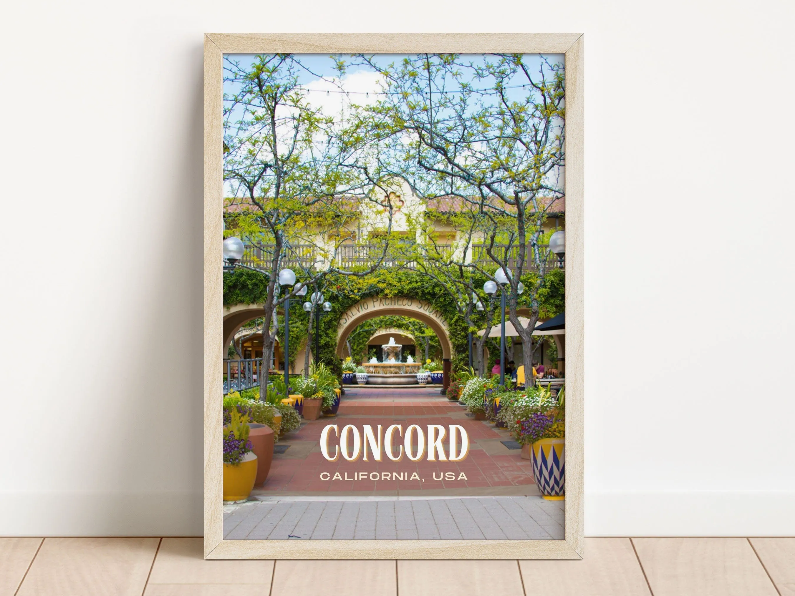 Concord Retro Wall Art, California, USA