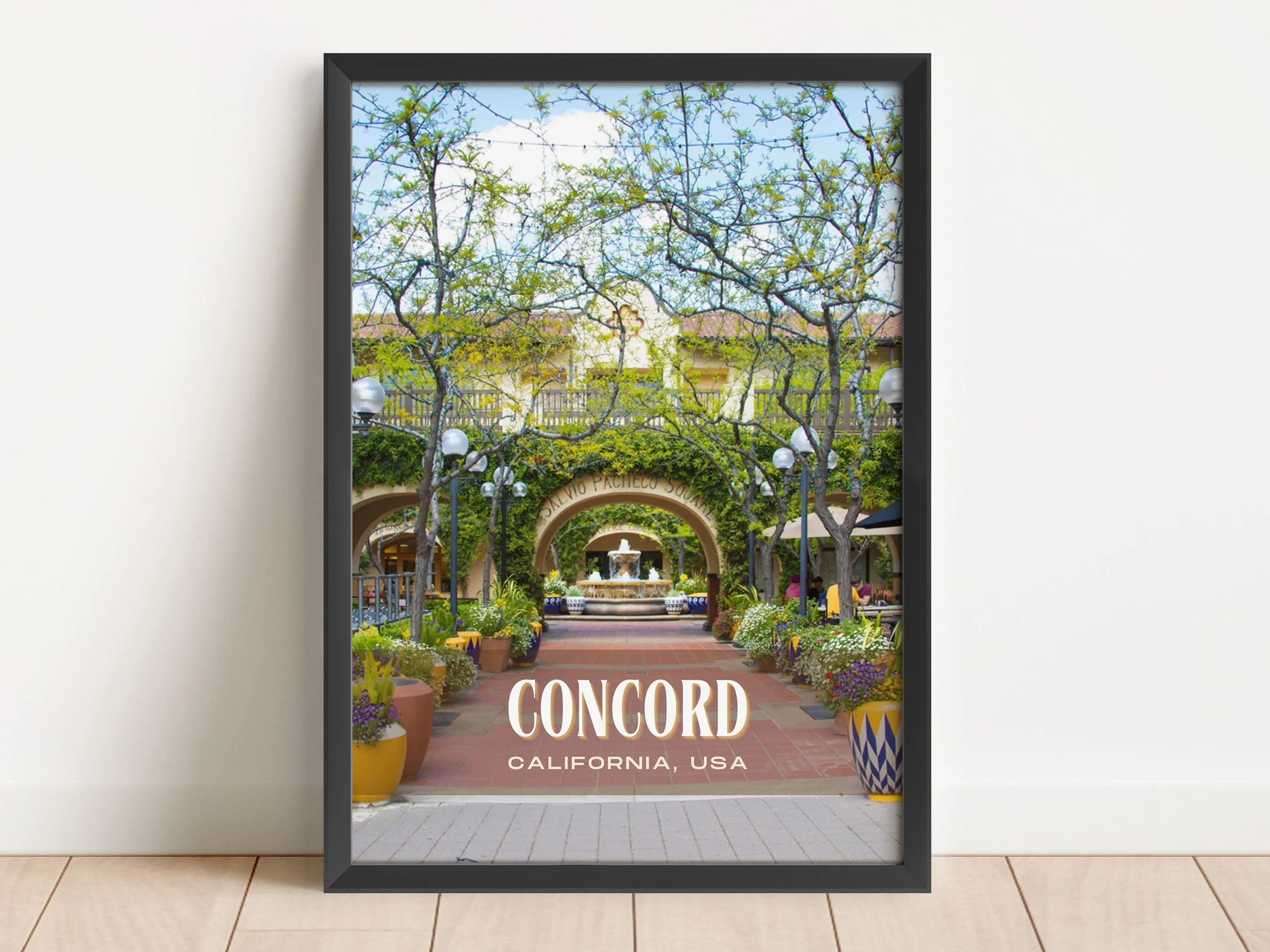 Concord Retro Wall Art, California, USA