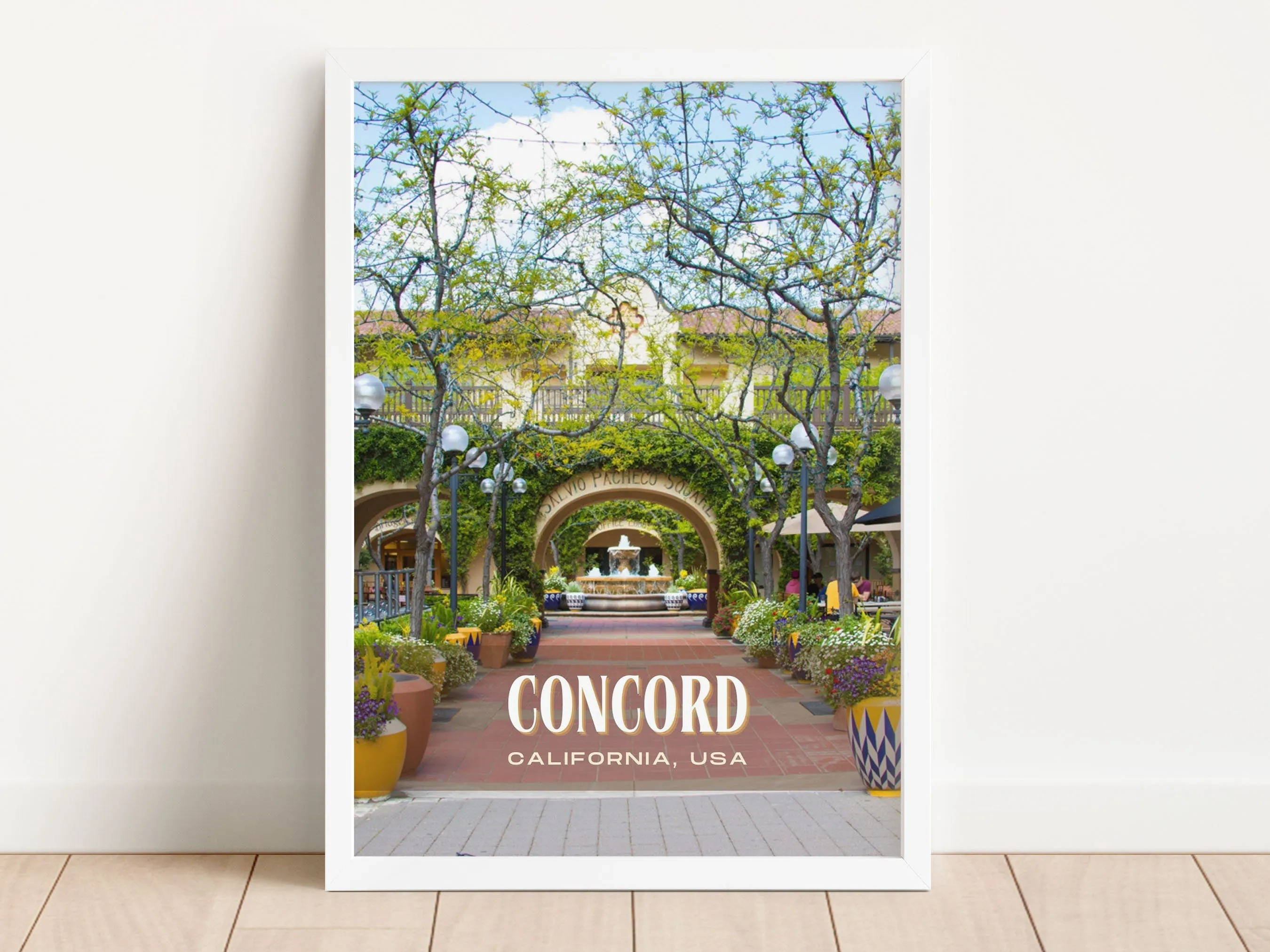 Concord Retro Wall Art, California, USA