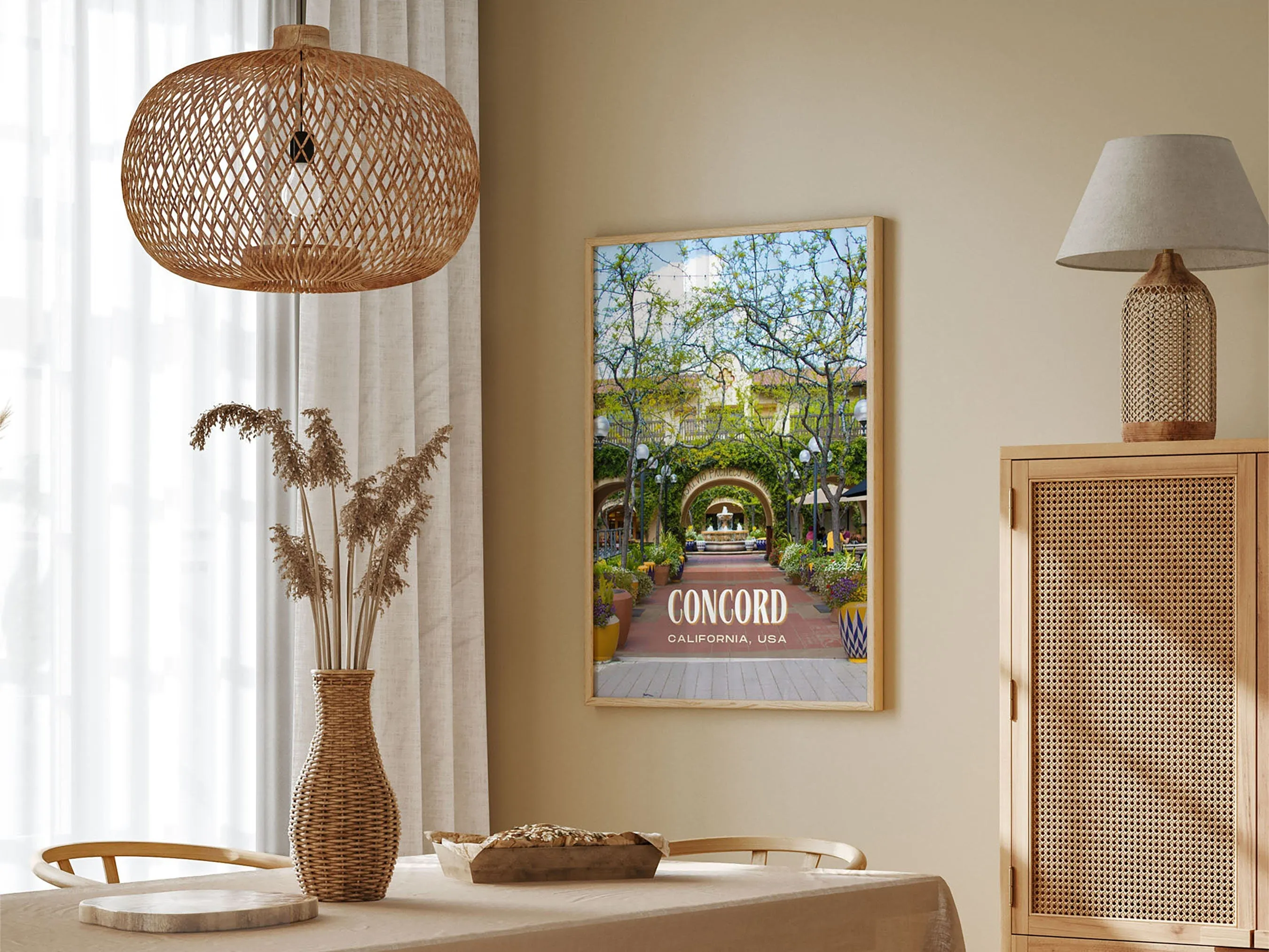 Concord Retro Wall Art, California, USA