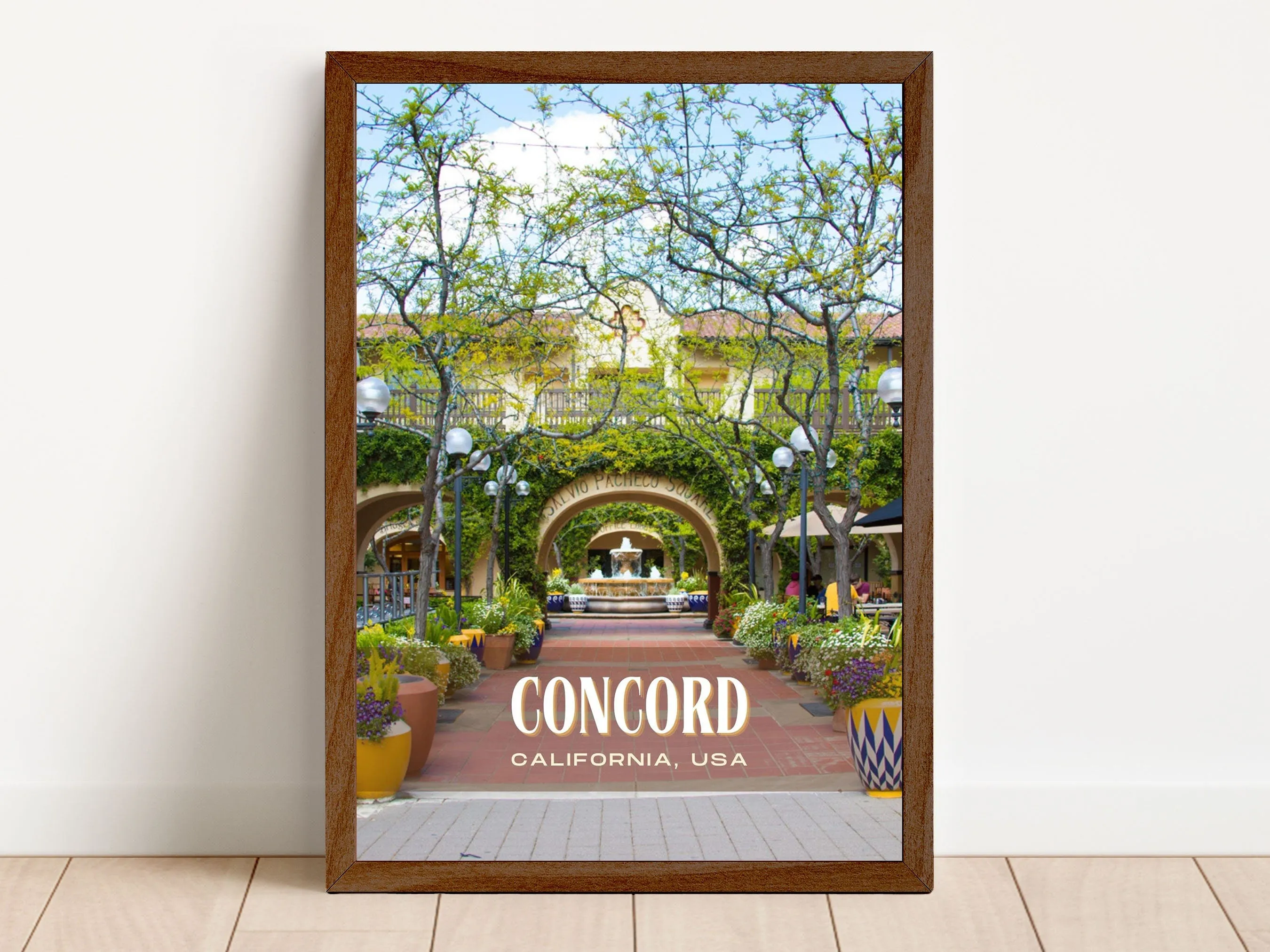 Concord Retro Wall Art, California, USA