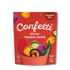 Confetti Lovely Veggie Chips - Teriyaki BBQ