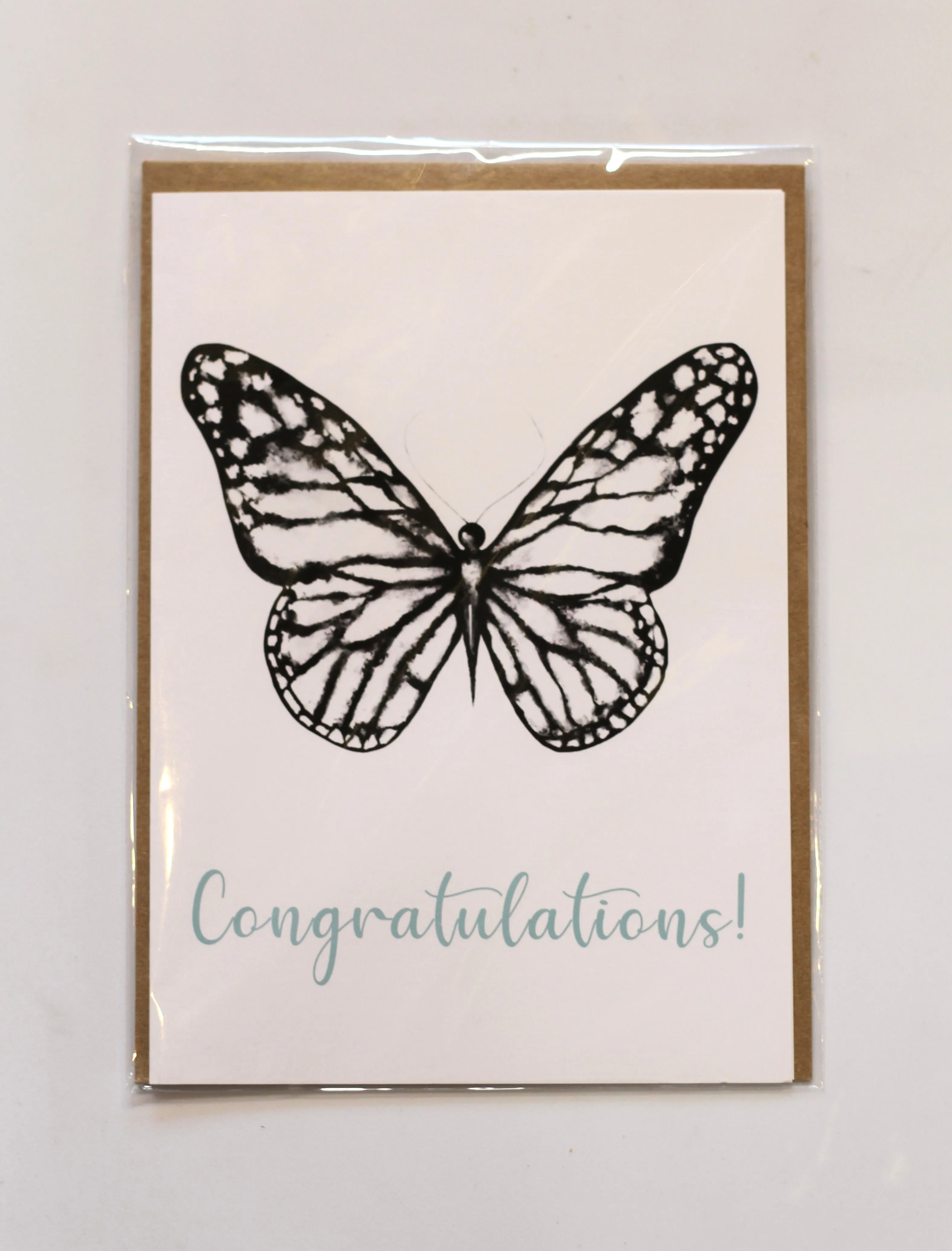 Congratulations Butterfly Greeting Card