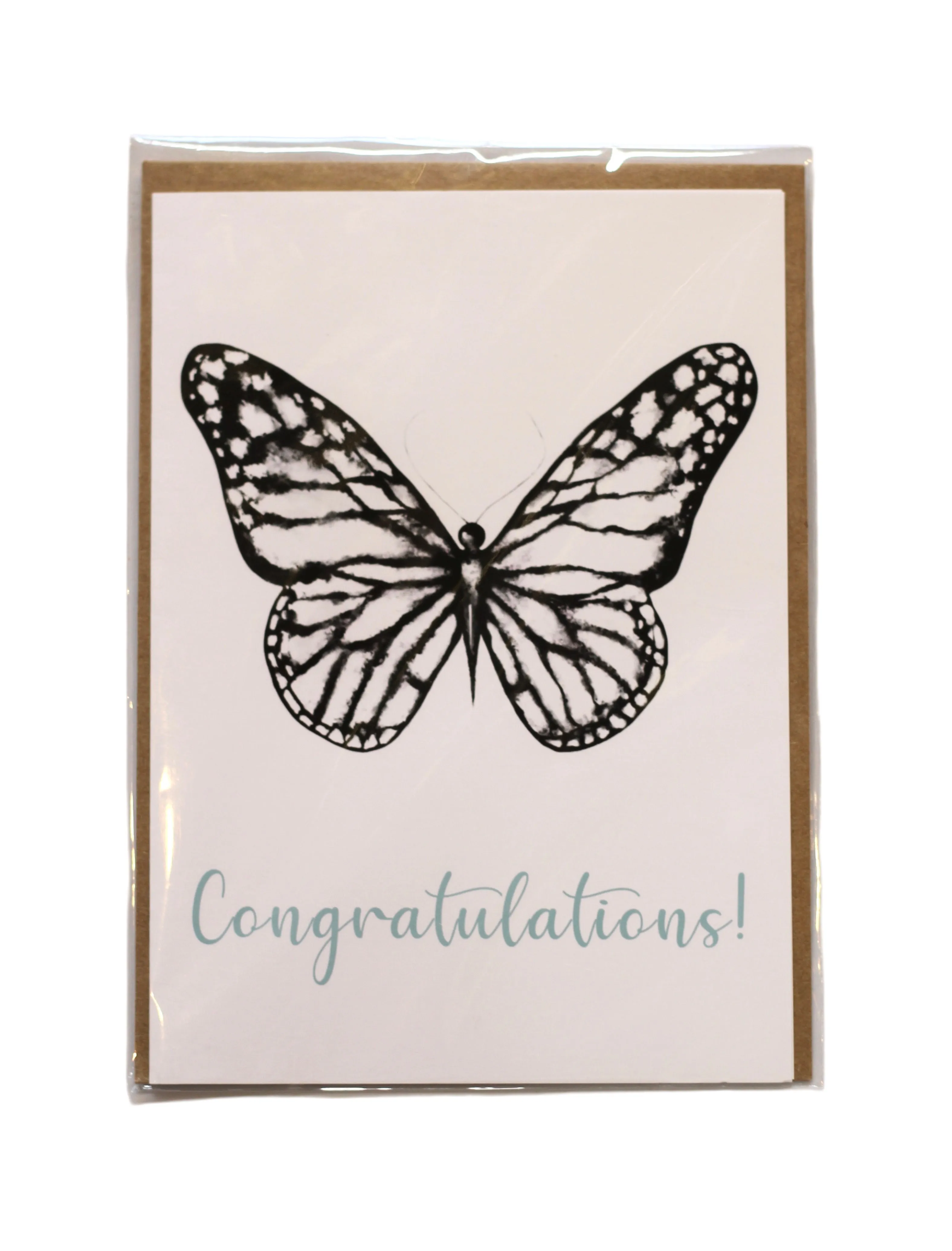 Congratulations Butterfly Greeting Card