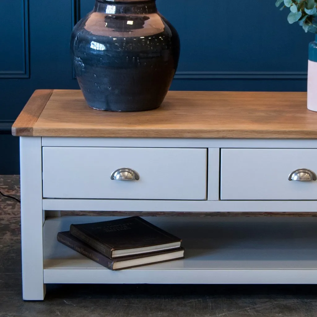 Cottage 2 Draw Coffee Table Oak