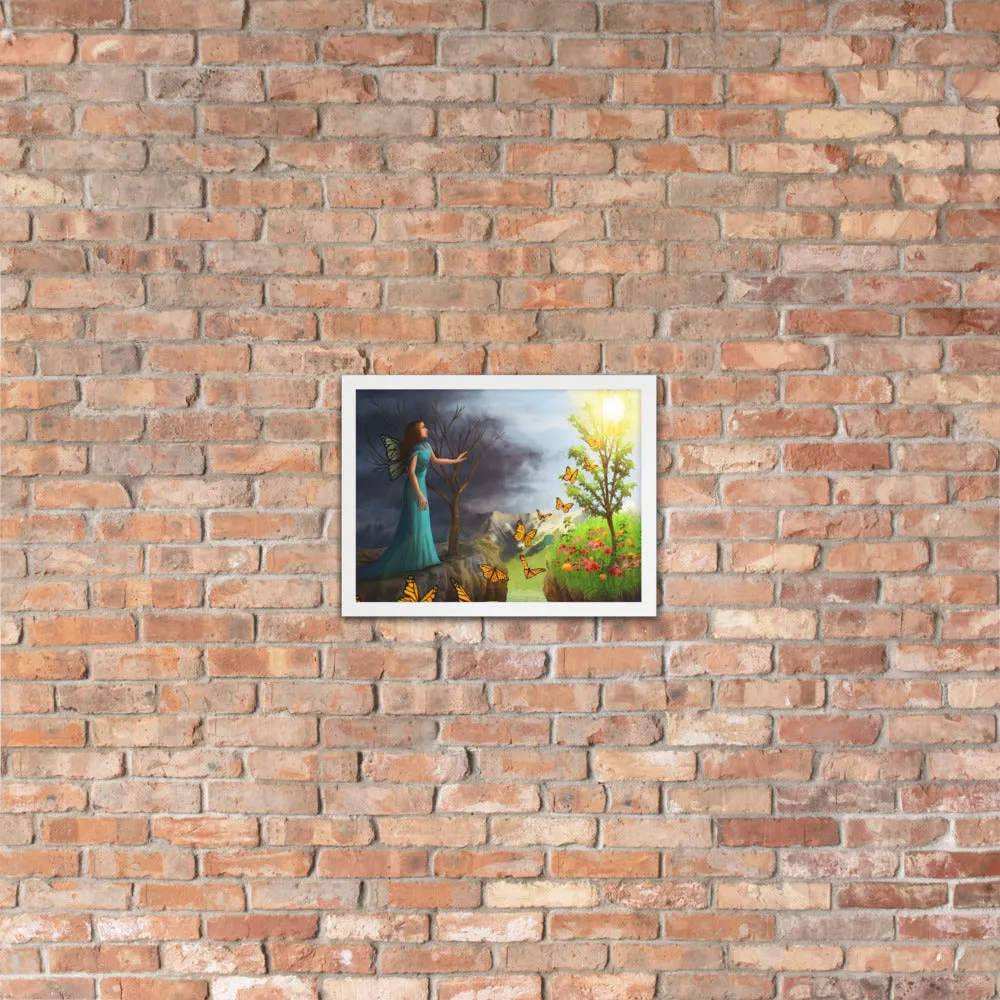 Courage 1 in Framed Photo Paper Poster