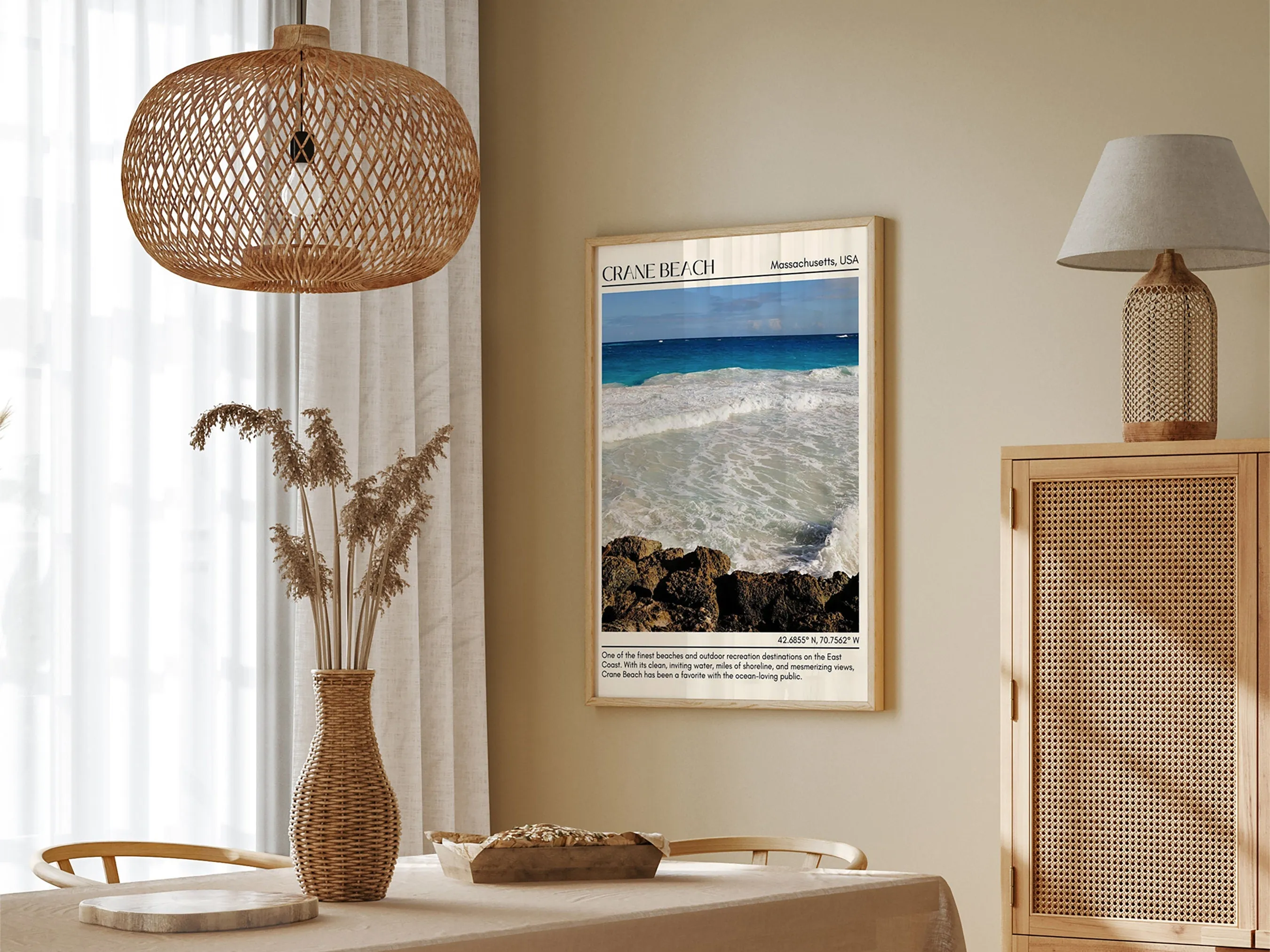 Crane Beach Wall Canvas, USA