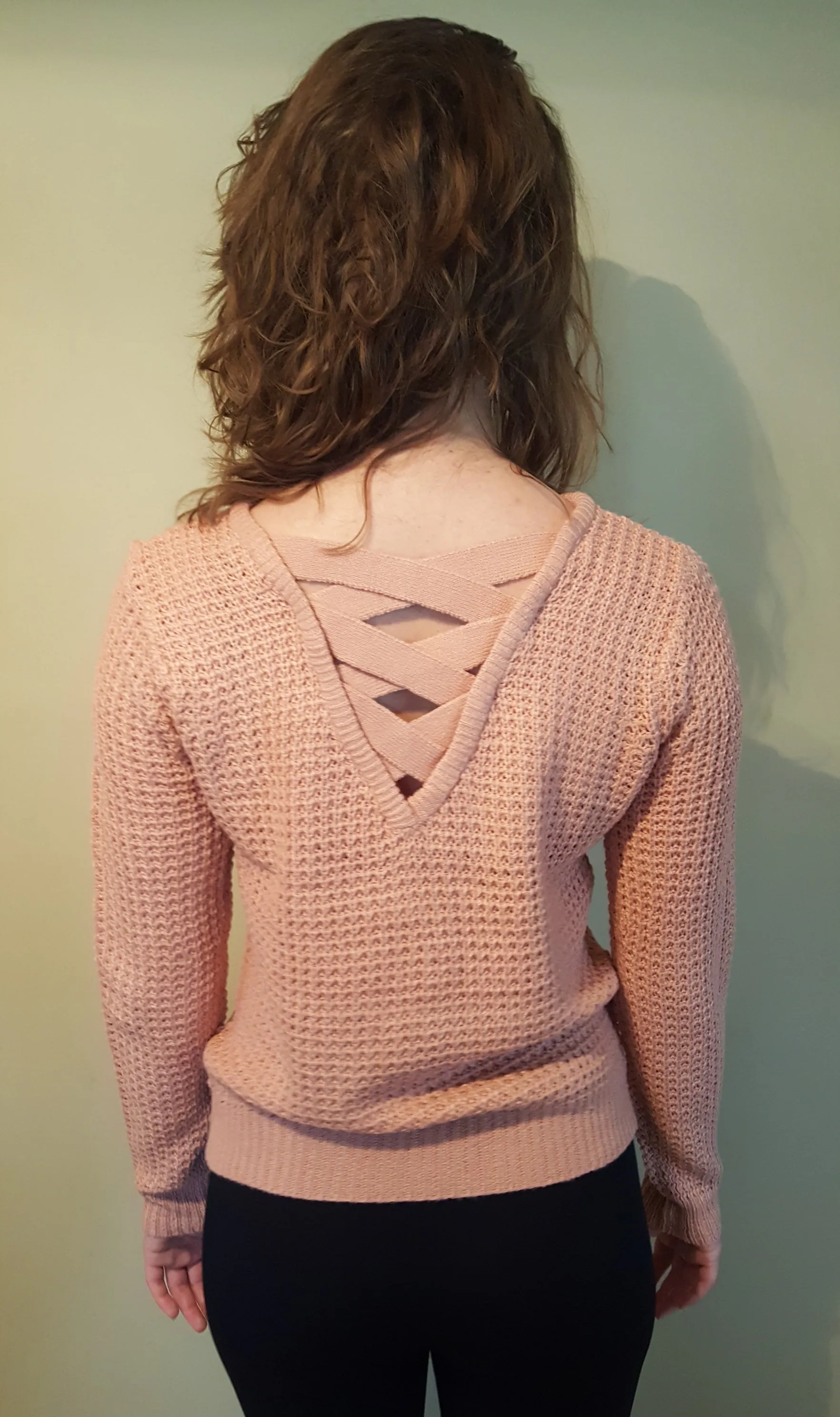 Criss Cross Back Waffle Top