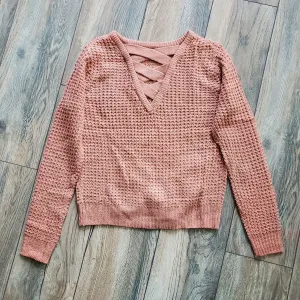 Criss Cross Back Waffle Top