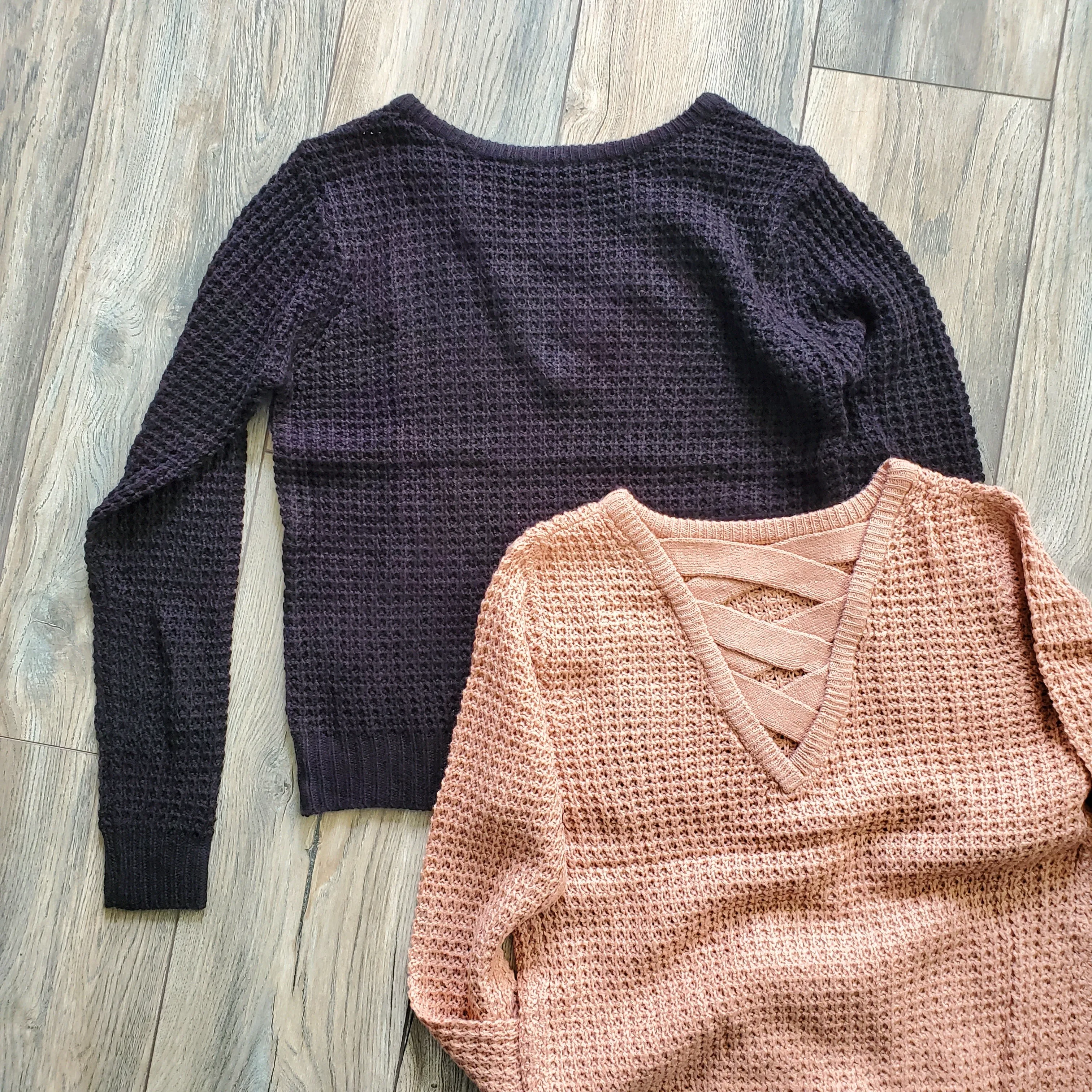 Criss Cross Back Waffle Top