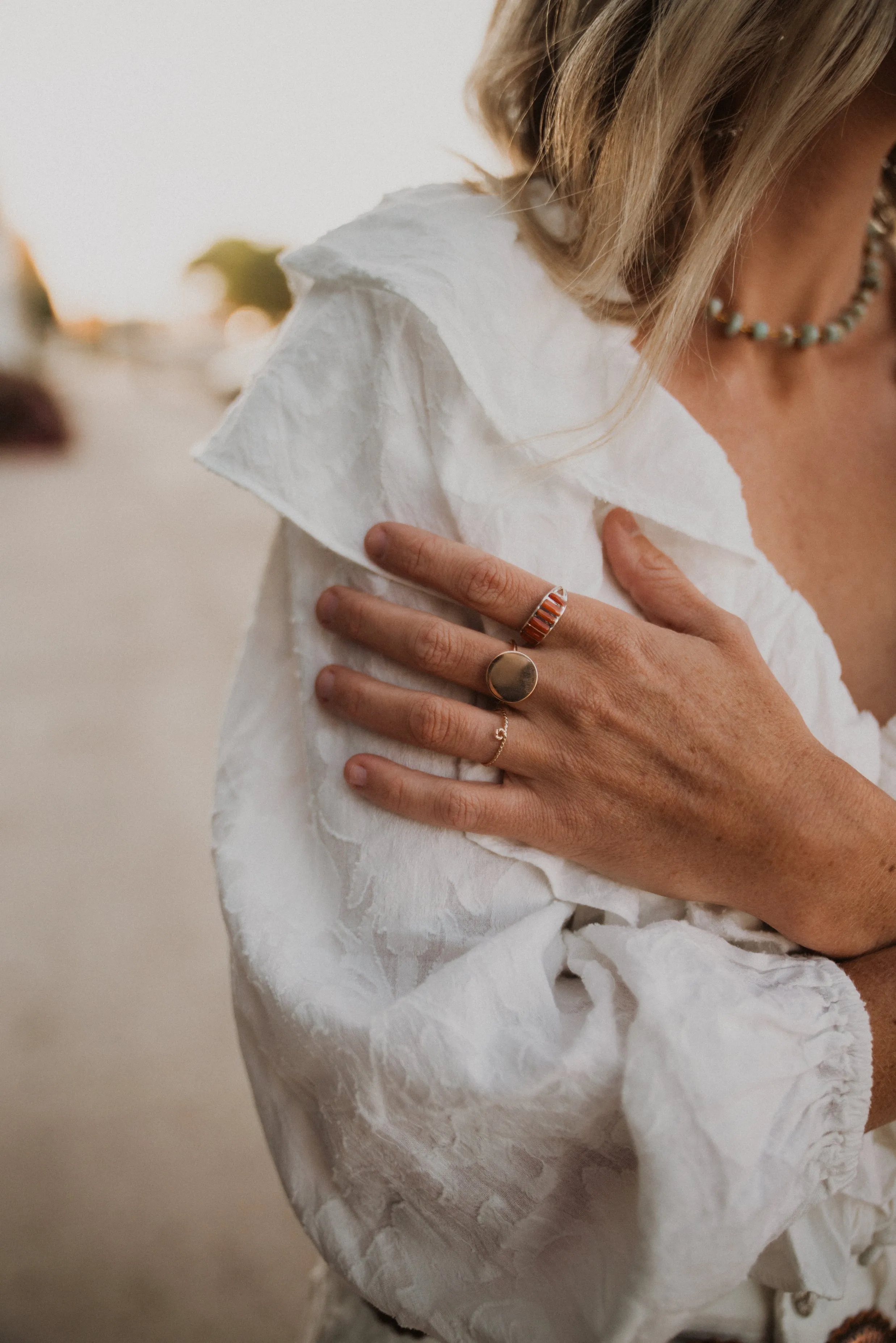Cru Ring | Coral - FINAL SALE