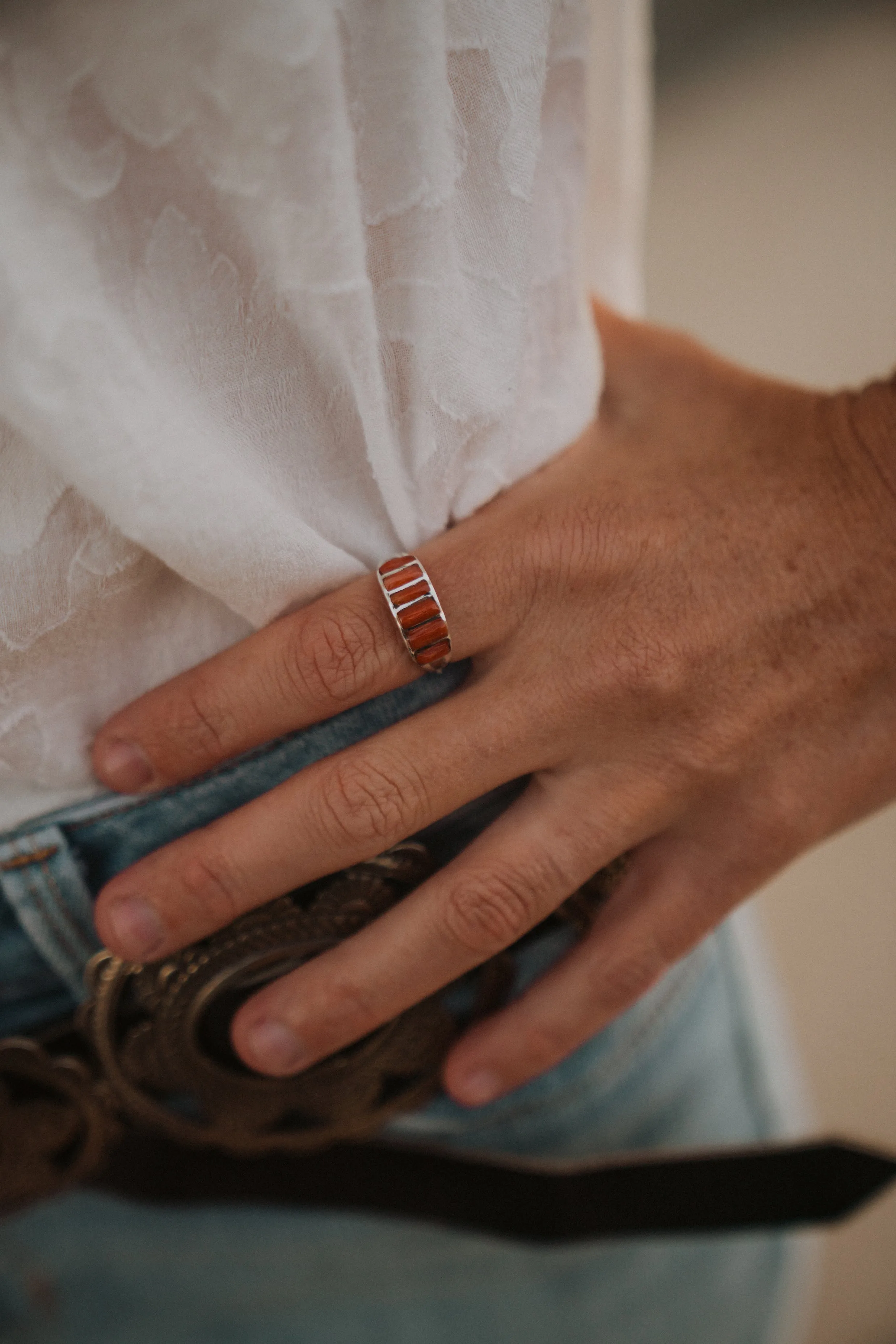 Cru Ring | Coral - FINAL SALE