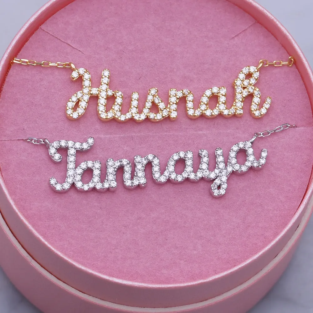 CRYSTAL NAME NECKLACE