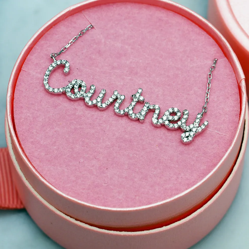 CRYSTAL NAME NECKLACE