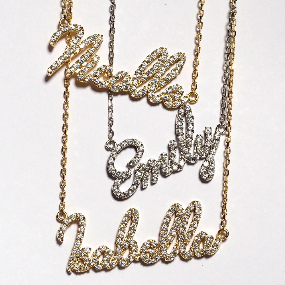CRYSTAL NAME NECKLACE