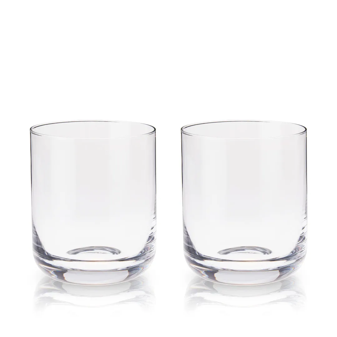 CRYSTAL WHISKEY TUMBLERS