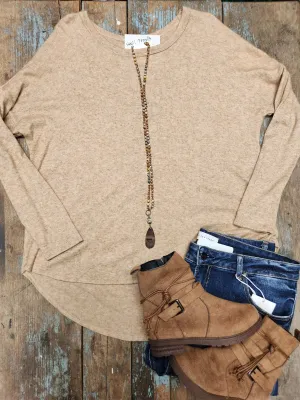 Curvy Long Sleeve Scoop Neck