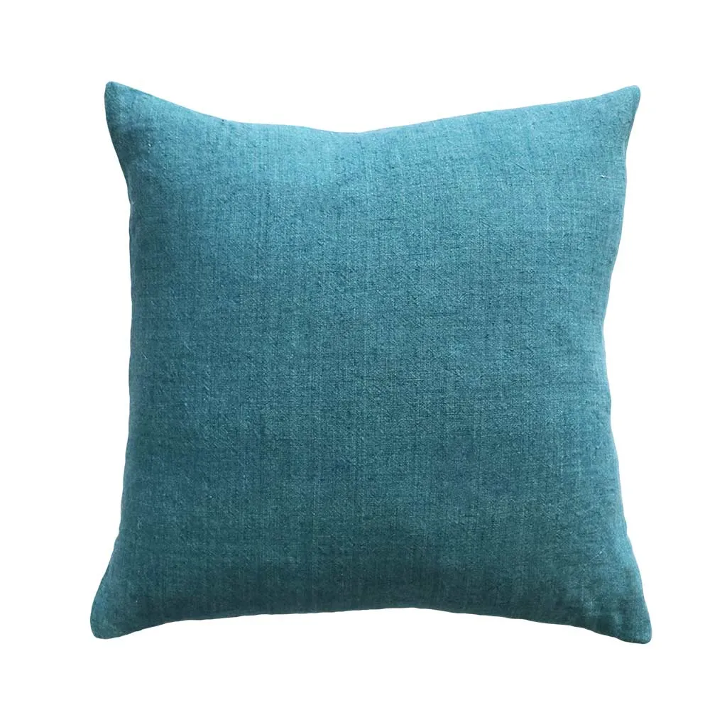 Cushion w Feather Inner - Indira - Baltic Sea