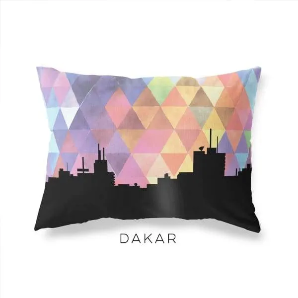 Dakar, Senegal geometric skyline