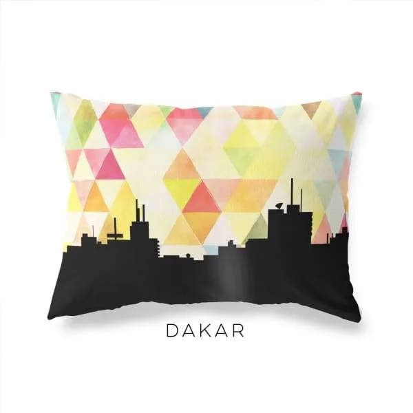 Dakar, Senegal geometric skyline