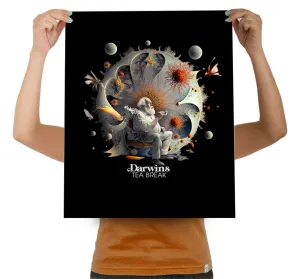 Darwins Tea Break Black 16" X 20" Art Print