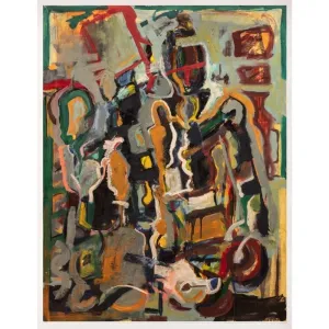 DAVID KRONEN MODERN ABSTRACT NO. 198, Framed Artwork